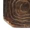 Hello Honey® 4" Round Hand-Carved Mango Wood Coasters with Distressed Finish, 4ct.